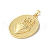Rack Plating Brass Pendants KK-H487-21G-2