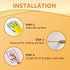 10 Sheets PVC Self-Adhesive Identification Cable Label Pasters STIC-WH0027-007-4