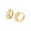 Elegant S925 Sterling Silver Circle Hoop Earrings FR8942-1-3