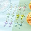 Bowknot Spray Painted Alloy Dangle Earrings EJEW-JE06356-1