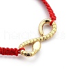 Adjustable Nylon Thread Braided Bead Bracelets BJEW-JB05449-02-3