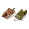 Natural Unakite Pendants G-G115-01G-2