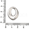 304 Stainless Steel Pendants STAS-Q362-02D-P-3