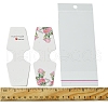36Pcs 6 Styles Cardboard Fold Over Paper Display Hanging Cards CDIS-FS0001-13-5