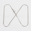 304 Stainless Steel Snake Chain Necklace Making STAS-P045-19P-2