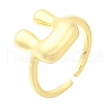 Rack Plating Brass Open Cuff Rings RJEW-S394-01G-U-2