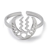 304 Stainless Steel Constellation Rings for Women RJEW-U024-01P-05-2