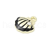 Rack Plating Alloy Enamel and Rhinestone Pendants PALLOY-R151-40G-06-2