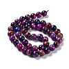 Natural Rainbow Tiger Eye Beads Strands G-NH0002-A01-B04-3