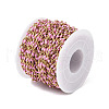 Ion Plating(IP) 304 Stainless Steel Dapped Chains AJEW-Q150-09G-04-3
