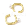 Brass Cuff Earrings for Women EJEW-I305-44G-2