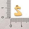201 Stainless Steel Charms STAS-U016-01G-Z-3
