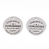 Non-Tarnish 201 Stainless Steel Pendants STAS-T064-38P-21-2