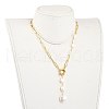 Natural Baroque Pearl Pendant Necklaces NJEW-JN03086-7