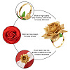 Elecrelive 6Pcs 3 Style Alloy Rope Napkin Rings AJEW-EL0001-01-4