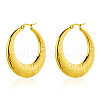 European Style Heart Stud Earrings Gold Plated Stainless Steel Women's Jewelry YA6895-1-1
