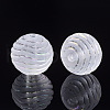 Transparent Acrylic Corrugated Beads TACR-S134-012-2