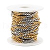 Ion Plating(IP) 304 Stainless Steel Box Chains STAS-B001-27C-G-3