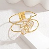 304 Stainless Steel Glass Hinged Bangles for Women BJEW-M082-06G-01-3
