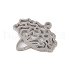 Mother's Day Non-Tarnish 304 Stainless Steel Pendants STAS-S139-06P-07-2