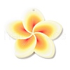 Opaque Acrylic Pendants SACR-P021-02B-2