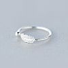 Leaf Brass Cuff Rings for Women FS-WG92715-01-2