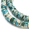 Baking Paint Synthetic Turquoise Beads Strands G-H060-02B-07-4