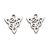 Non-Tarnish 316 Surgical Stainless Steel Charms STAS-H190-03P-01-1