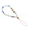 Heart Cat Eye Mobile Straps HJEW-JM03427-5