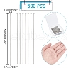 Unicraftale 304 Stainless Steel Flat Head Pins STAS-UN0001-48P-3