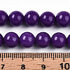 Natural Lepidolite/Purple Mica Stone Beads Strands G-T140-8mm-06-5