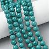 Natural Magnesite Beads Strands G-K244-02-8mm-03-5