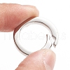 Tarnish Resistant 304 Stainless Steel Spring Gate Rings STAS-I133-14D-3