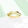304 Stainless Steel Adjustable Open Cuff Rings RJEW-Q020-19G-5