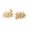 Ion Plating(IP) 304 Stainless Steel Pendants STAS-Q333-27G-2