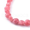 Natural Rhodochrosite Stretch Bracelets BJEW-JB04661-08-2