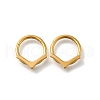 304 Stainless Steel V Shaped Hoop Nose Rings AJEW-D306-07G-1