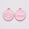 Alloy Enamel Pendants ENAM-S124-01B-09D-1