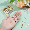  60Pcs 4 Colors Tibetan Style Alloy Pendants FIND-NB0005-38-3
