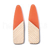 Resin & Wood Big Pendants RESI-T035-18-2