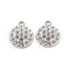 304 Stainless Steel Pendants Rhinestone Settings STAS-B032-27P-2