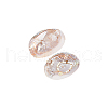  2Pcs Natural Freshwater Pearl Shell Decoration SHEL-NB0001-64-7