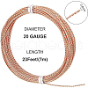 Twisted Round Bare Copper Wire CWIR-WH0009-04C-2