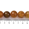Natural Dragon Veins Agate(Dyed & Heated) Beads Strands G-K390-A03-01-5