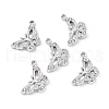 Alloy Crystal Rhinestone Pendants ALRI-C008-18P-2