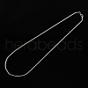 304 Stainless Steel Snake Chain Necklaces STAS-S029-09-1