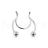 Alloy Clip on Nose Rings for Women Men WG9B8CE-02-1