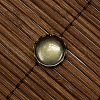 12mm Clear Domed Glass Cabochon Cover for Flat Round DIY Photo Brass Cabochon Making DIY-X0104-AB-NF-3