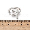 Brass Open Cuff Rings for Women RJEW-R032-05P-5