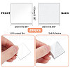  200Pcs 3D Mirror Square Acrylic Mosaic Wall Sticker DIY-PH0005-91-6